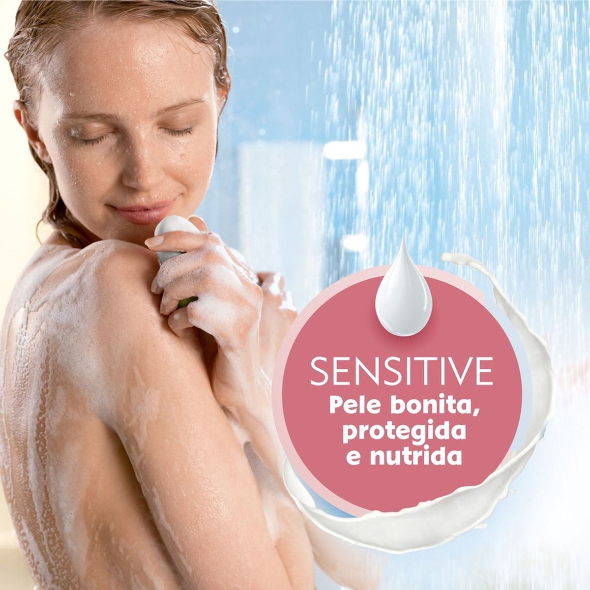 Sabonete em Barra NIVEA Pure Milk Sensitive Promo 6 Unidades 90g