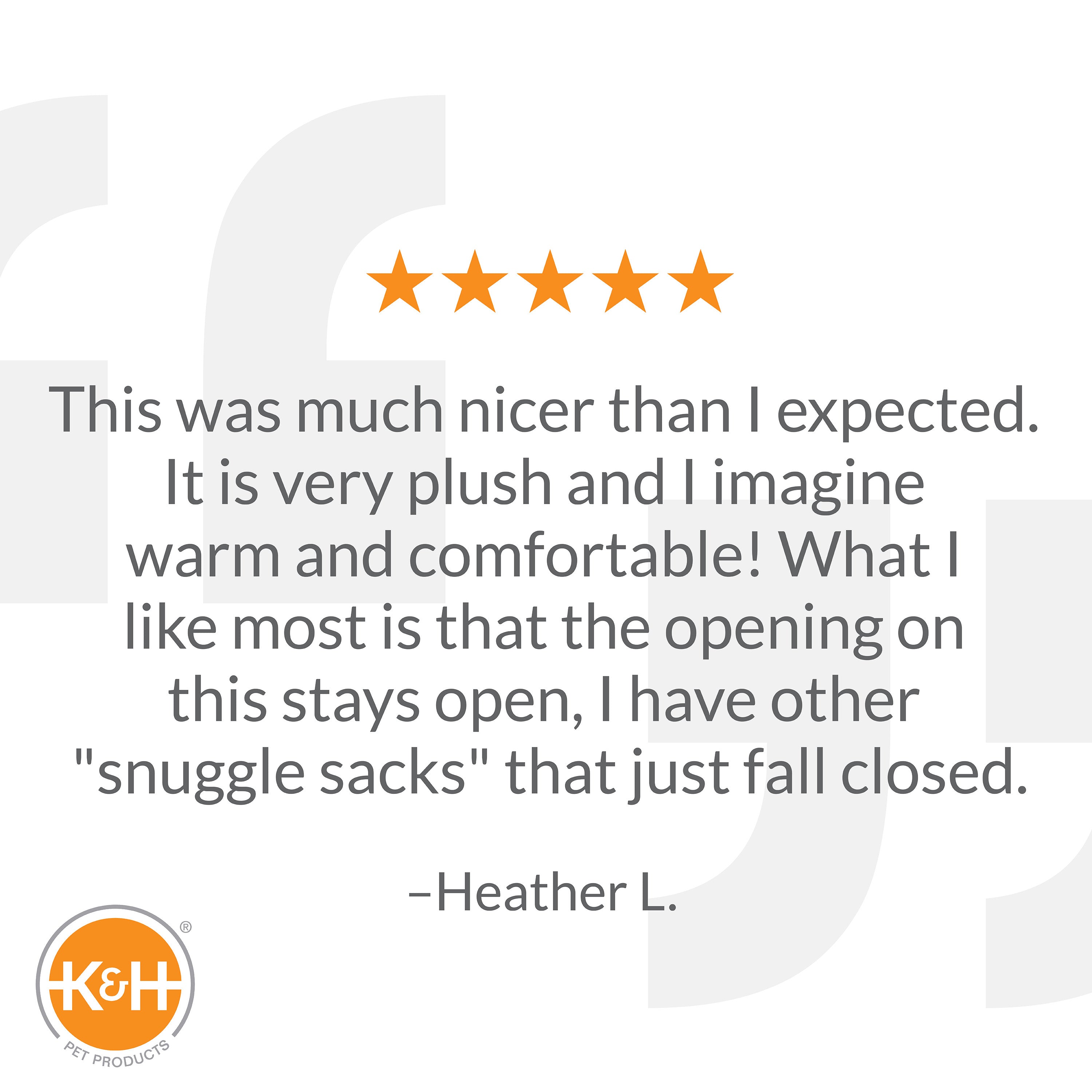 KandH SELF-WARMING KITTY SACK