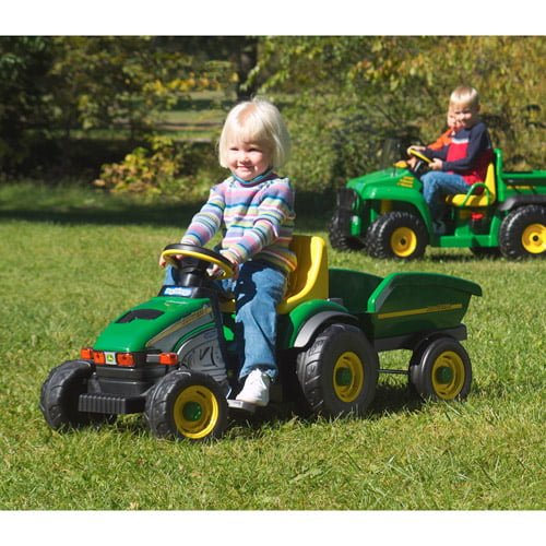 Peg Perego John Deere Farm Tractor and Trailer Pedal Ride-On