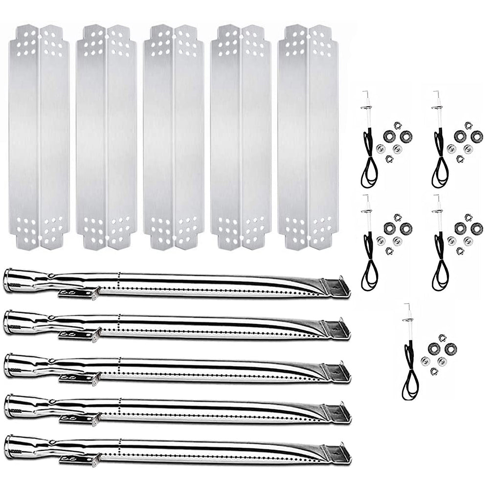 Repair Kit for Nexgrill 720-0882D, 720-0882S, 730-0882S 5 Burner Gas Grills, Burners, Heat Plates and Igniters Kit