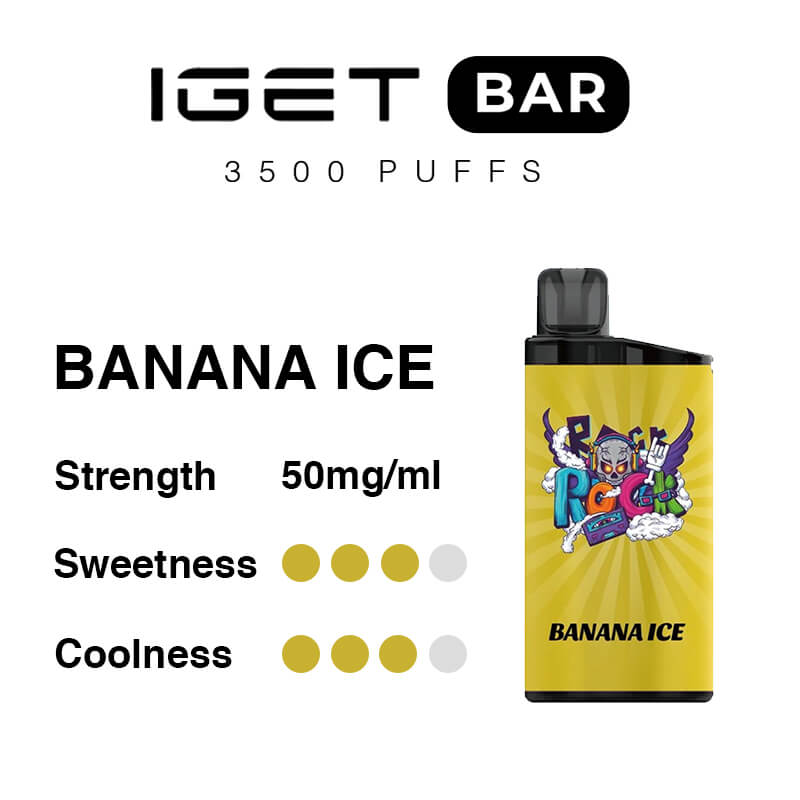 IGET Bar - Banana Ice (3500 Puffs)