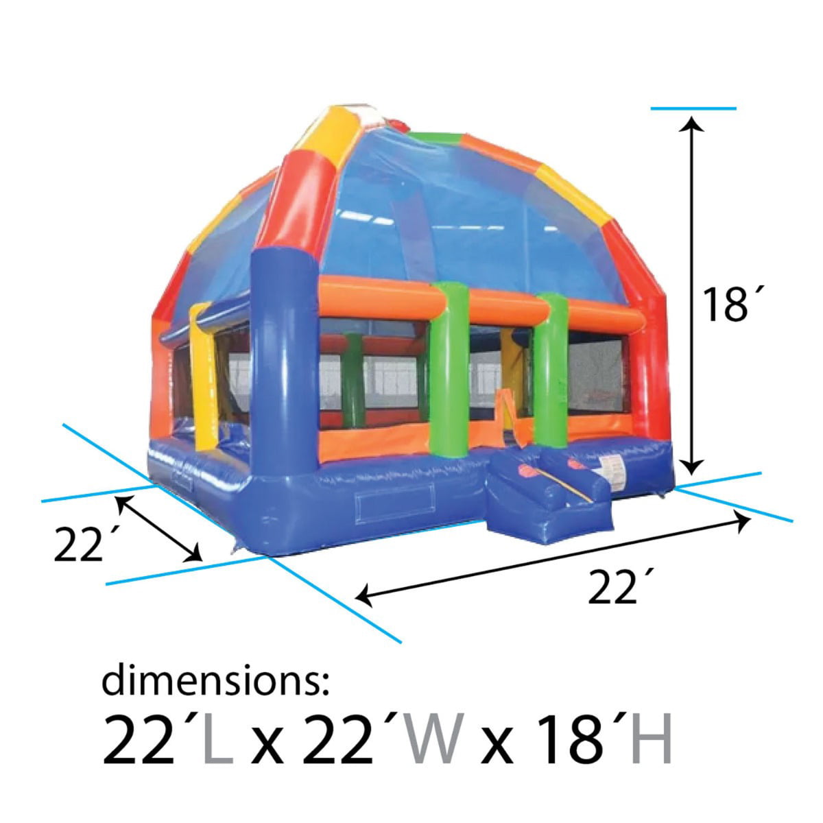 TentandTable Commercial Inflatable Bounce House - Bubba Big Bounce House