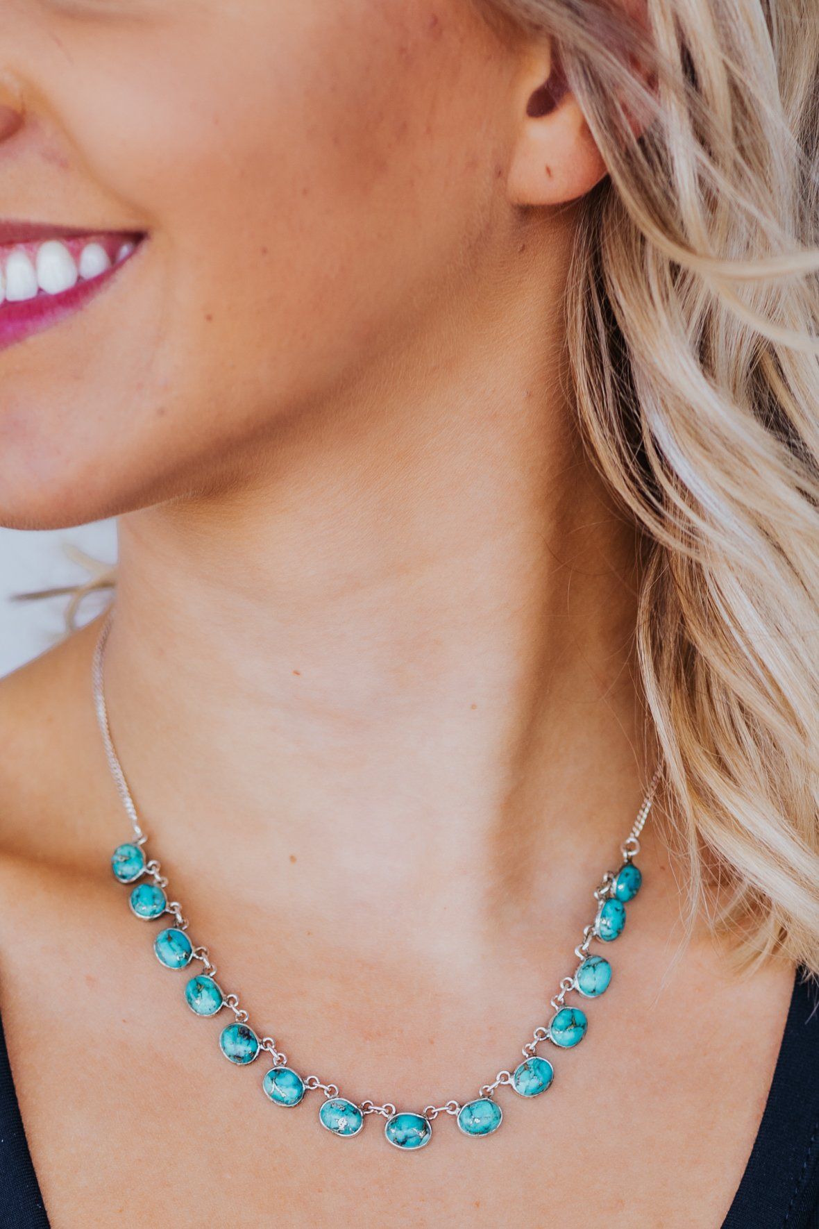 Blue Copper Turquoise Necklaces