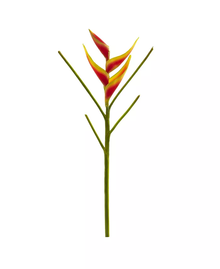 Nearly Natural 26-In. Heliconia Artificial Flower， Set of 4
