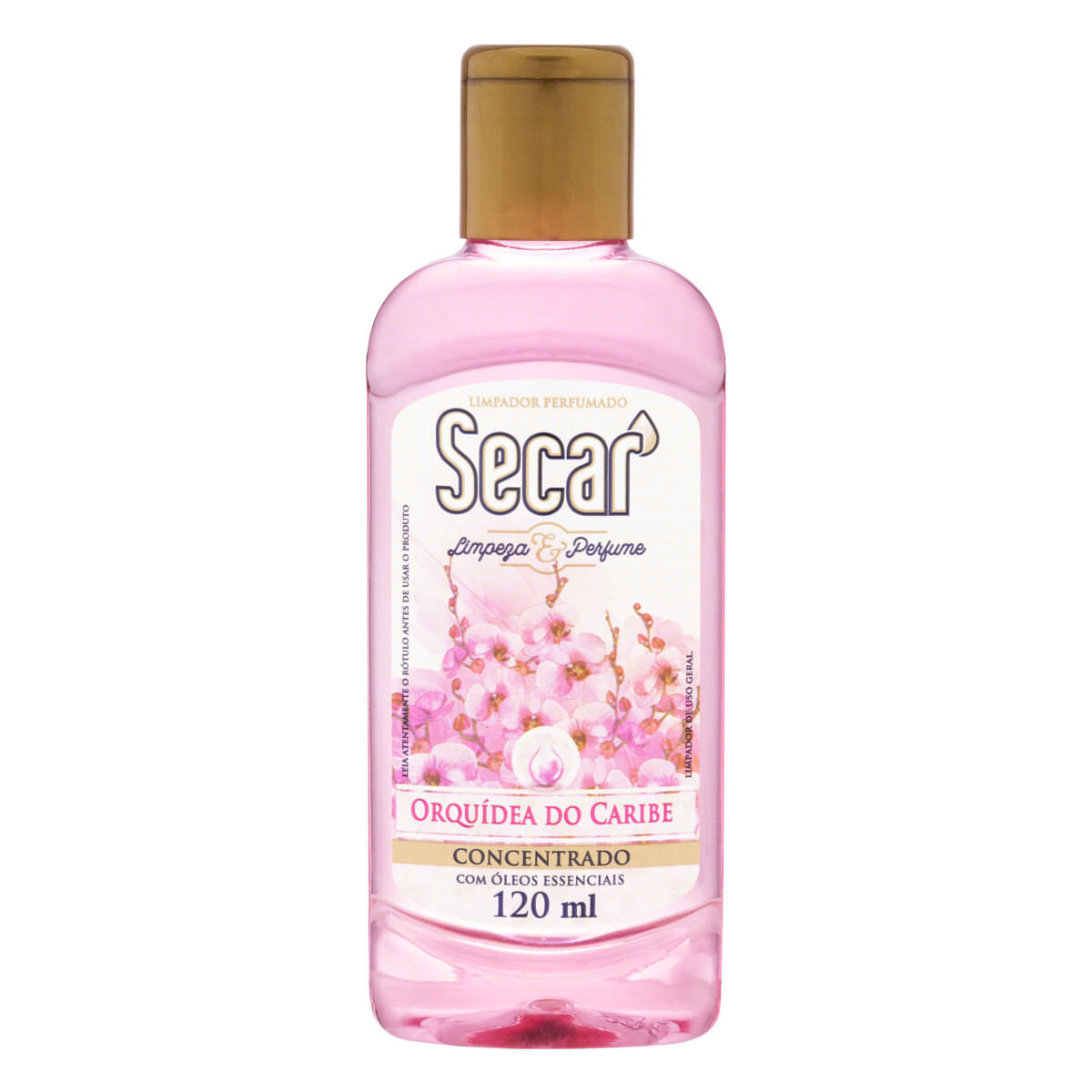 Limpador Perfumado Concentrado Orquidea do Caribe Secar Limpeza & Perfume Squeeze 120 ml