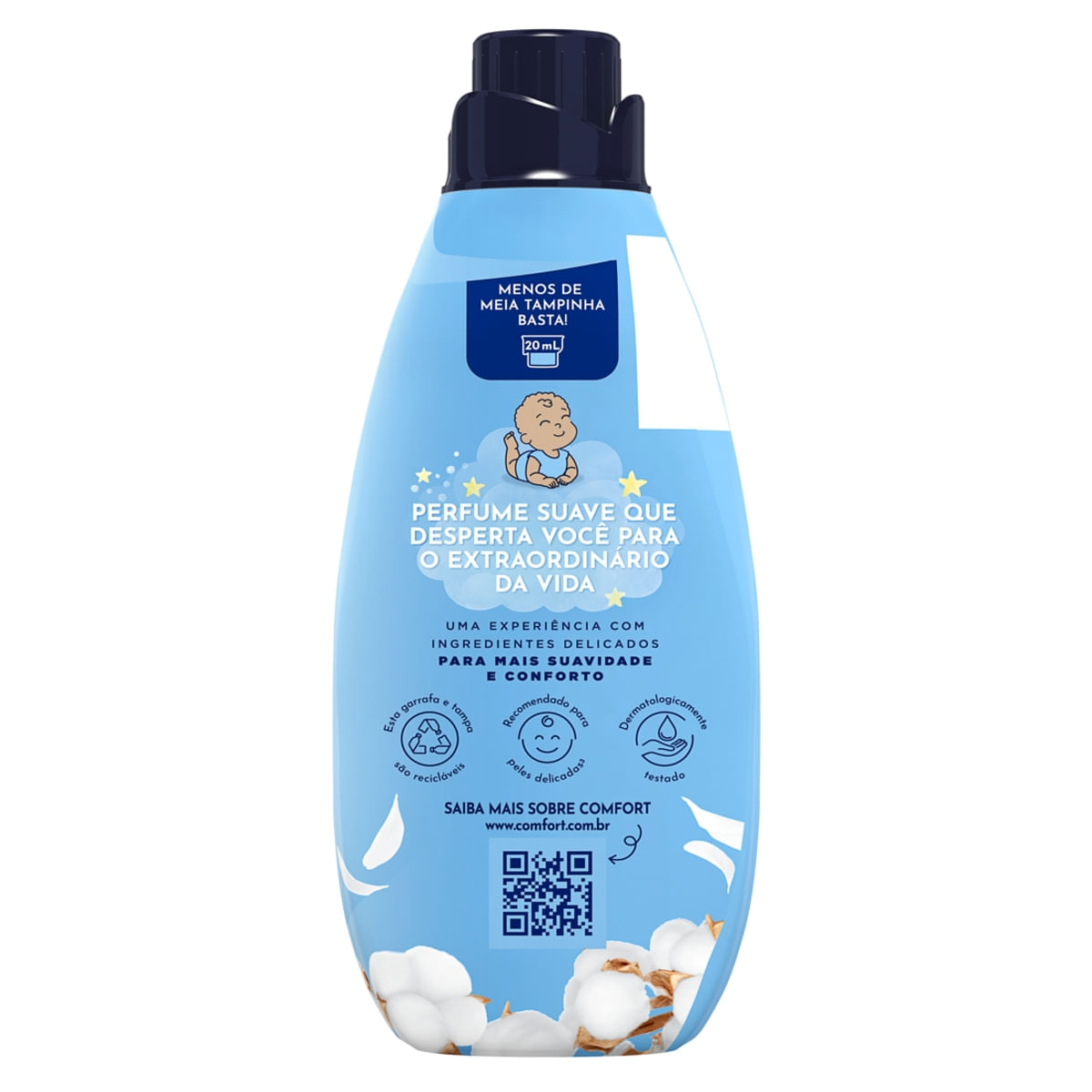 Amaciante Concentrado Comfort Puro Cuidado 1 L