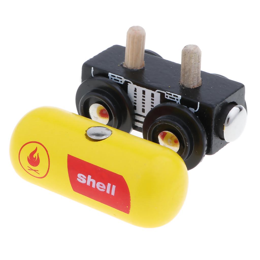 Children Wooden Train Set Track Toy Engines Carrages Accessories Railway