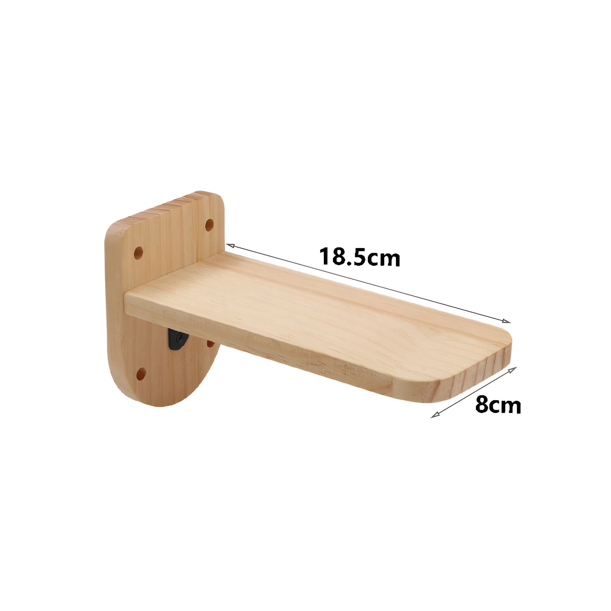 PurrMount Board | Wall-Mounted Cat Climbing Shelf with Scratching Post
