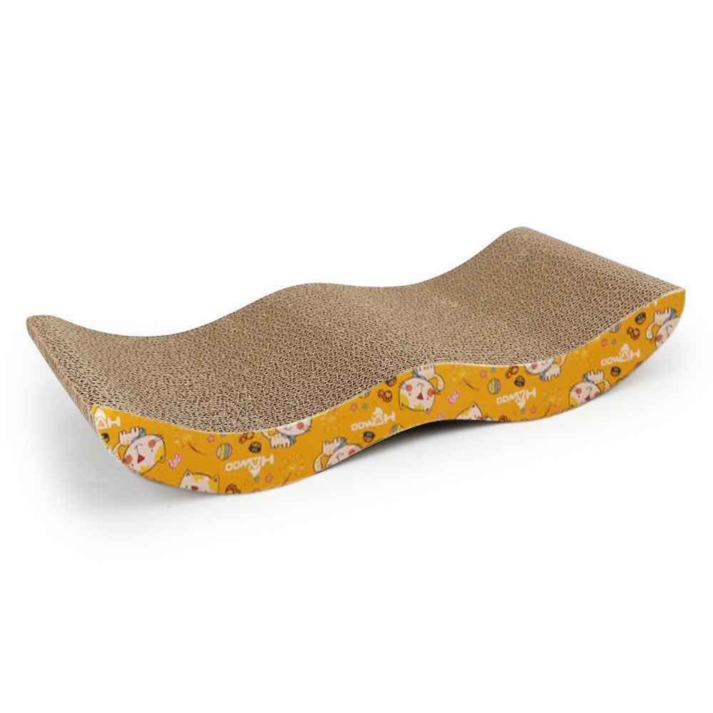 Cat Scratching Pad Pet Corrugated Cardboard Catnip Cardboard Scratcher