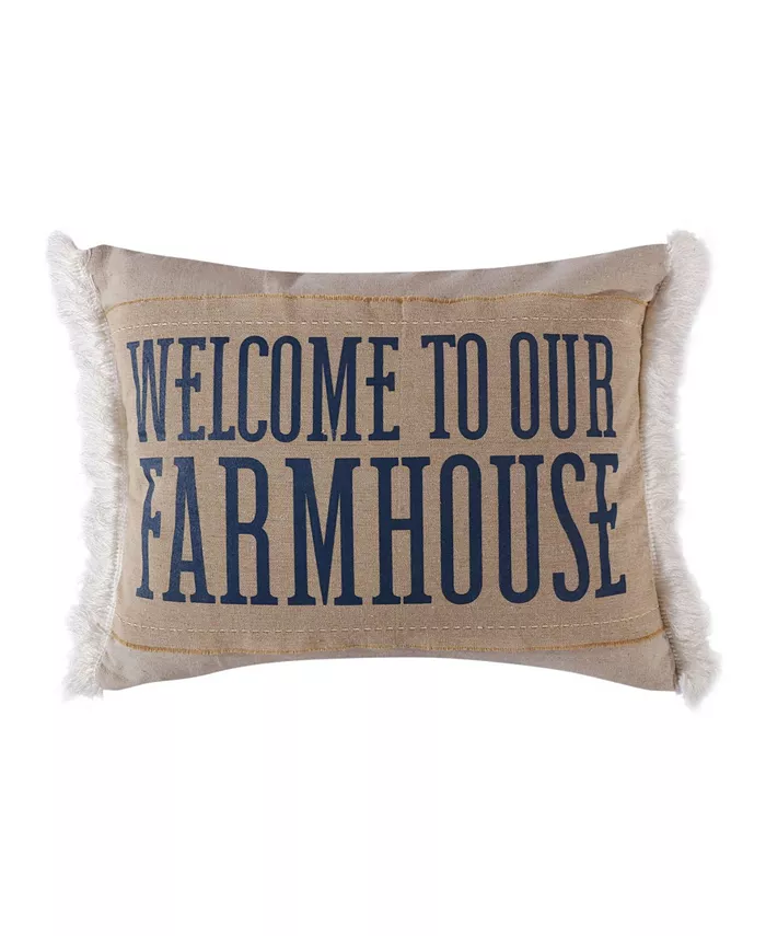 Levtex Rochelle Farmhouse Stripe Decorative Pillow， 14
