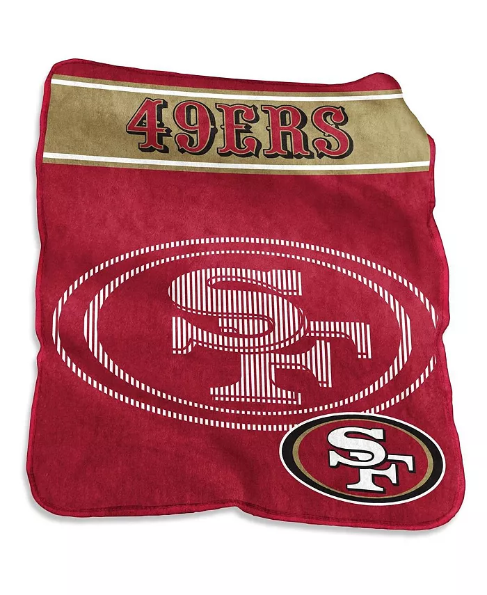 Logo Brands San Francisco 49ers 60'' x 80'' XL Raschel Plush Throw Blanket