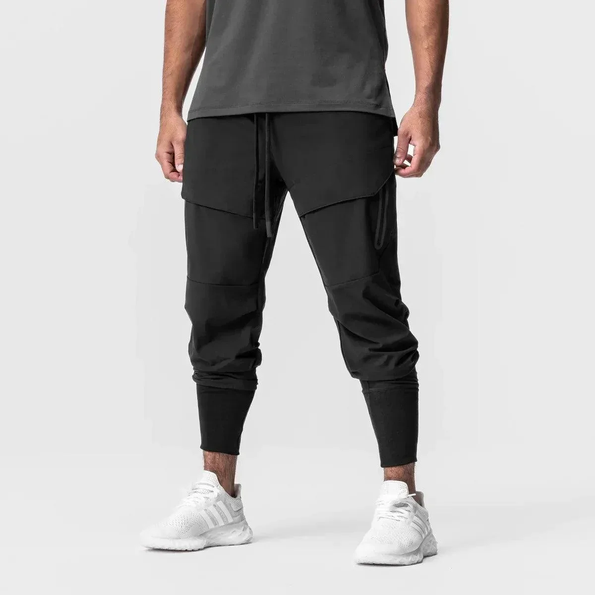 Calça Jogger Performance Titan™ com Suporte Inteligente para Toalha / Liberdade, Estilo e Funcionalidade em Uma Só Peça!