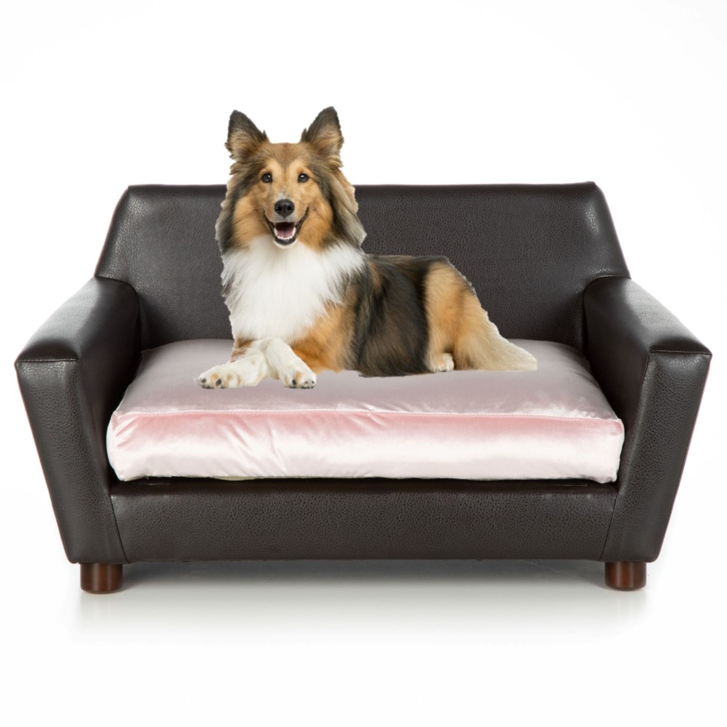 Club Nine Pets Rivoli Orthopedic Dog Bed， Large， Pink.