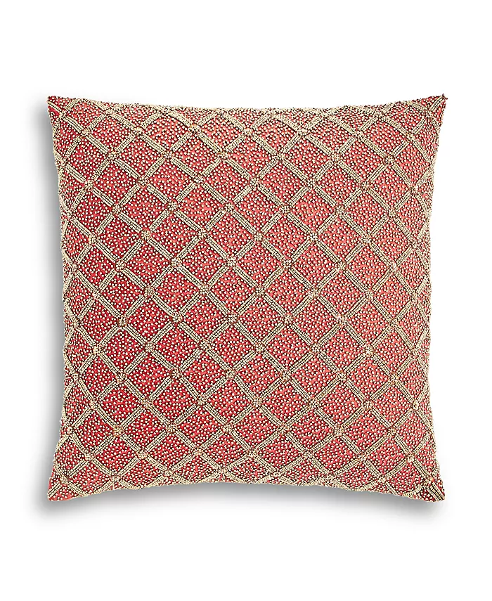 Hotel Collection Ornate Scroll Decorative Pillow， 16
