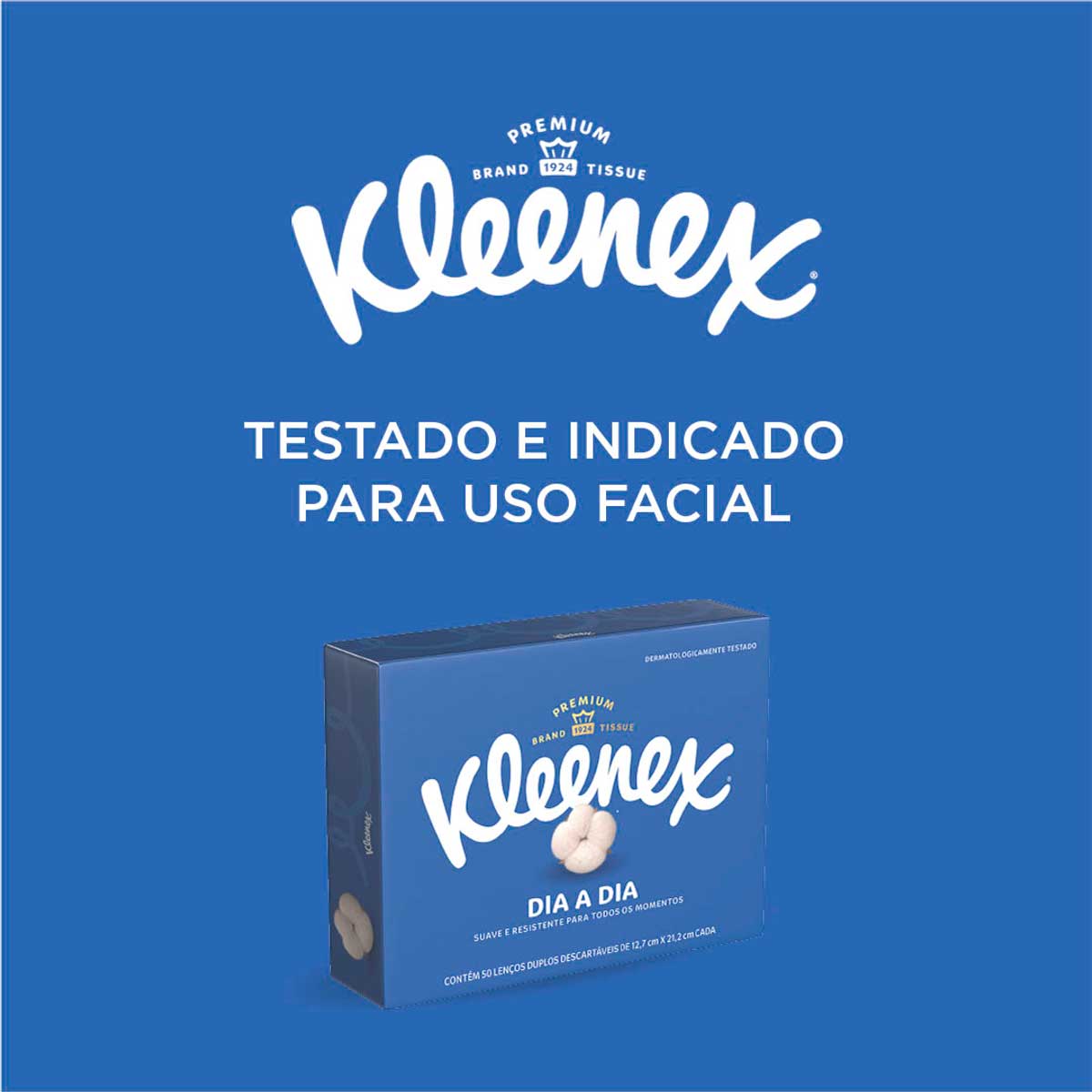 Lenco de Papel Box Kleenex 50 Unidades