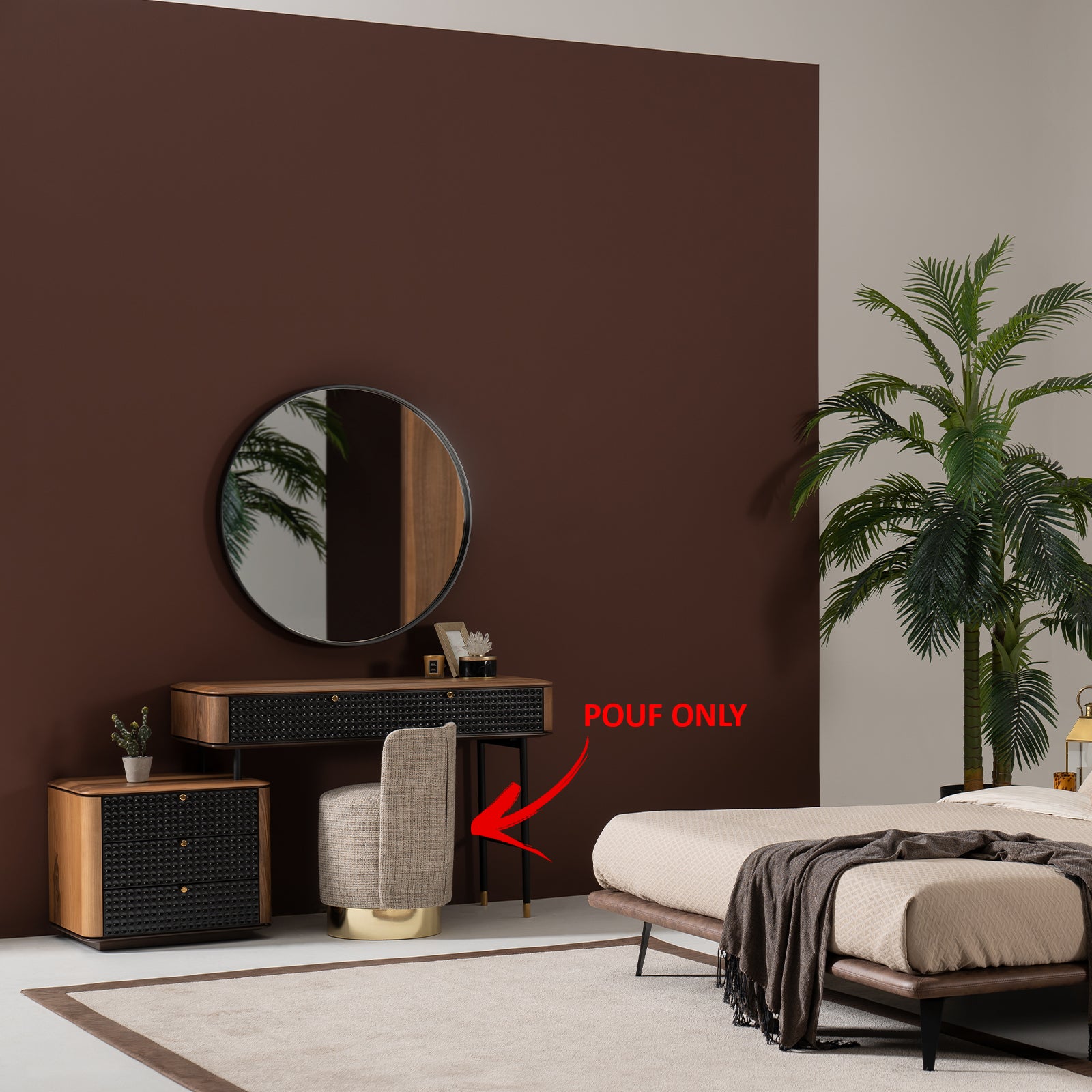 Julia Dresser Pouf Layla-Pouf