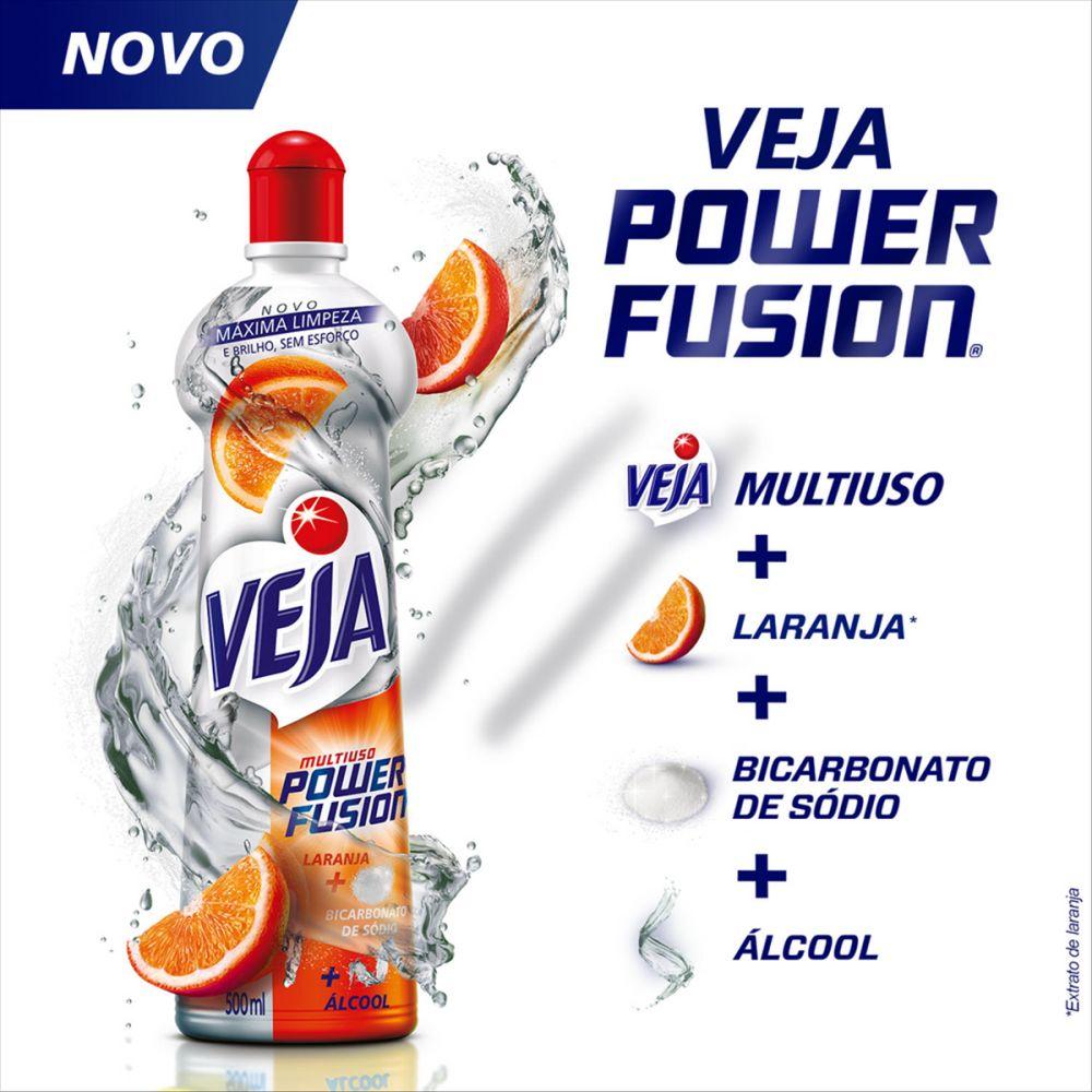 Limpador Multiuso Veja Power Fusion Laranja 500ml