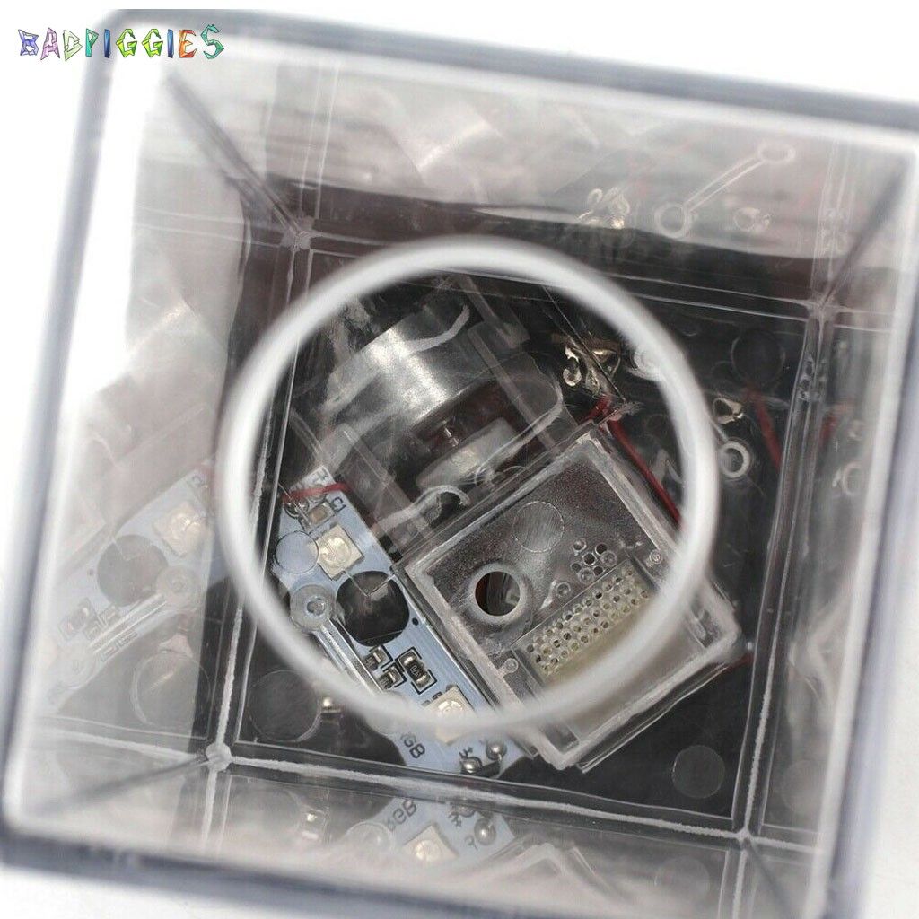 BadPiggies Led Jellyfish Tank Night Light Electric Variable Color Table Aquarium Lamp for Kids Gift