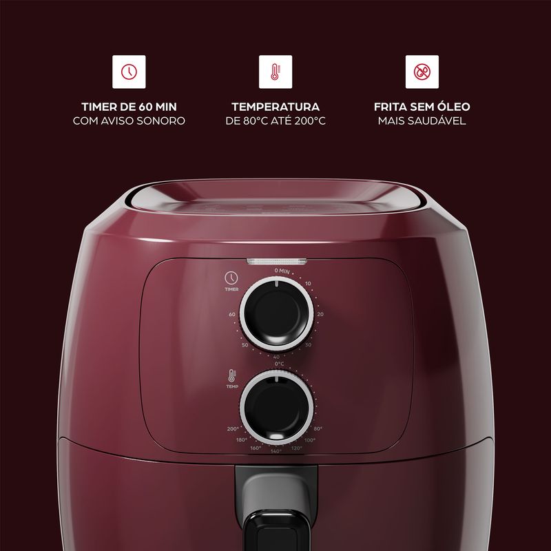 Fritadeira Elétrica WAP Family 4L WAFF2-V