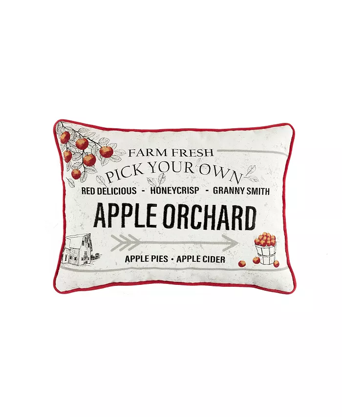 Lush Dandeacutecor Apple Orchard Decorative Pillow， 13
