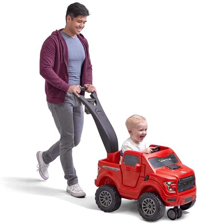 Step2 2-in-1 Ford F-150 Raptor | Kids Ride On Push Car | Red (483600)