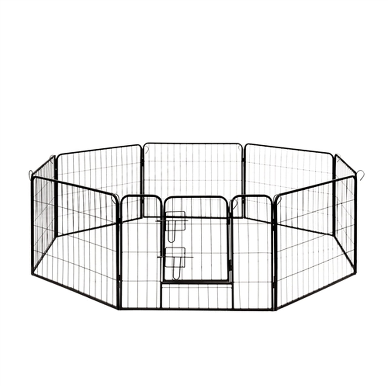 ALEKO Heavy-Duty Dog Kennel Pet Playpen 8 Panels 32 x 24 inch