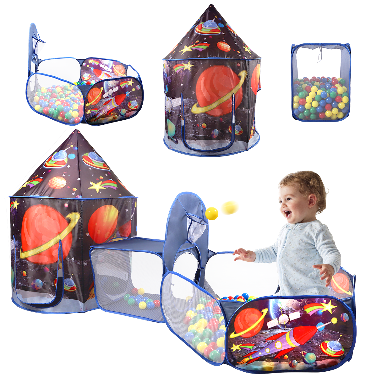 GILOBABY Kids Play Tent, Indoor or Outdoor Playhouse for Toddler (Polyester)