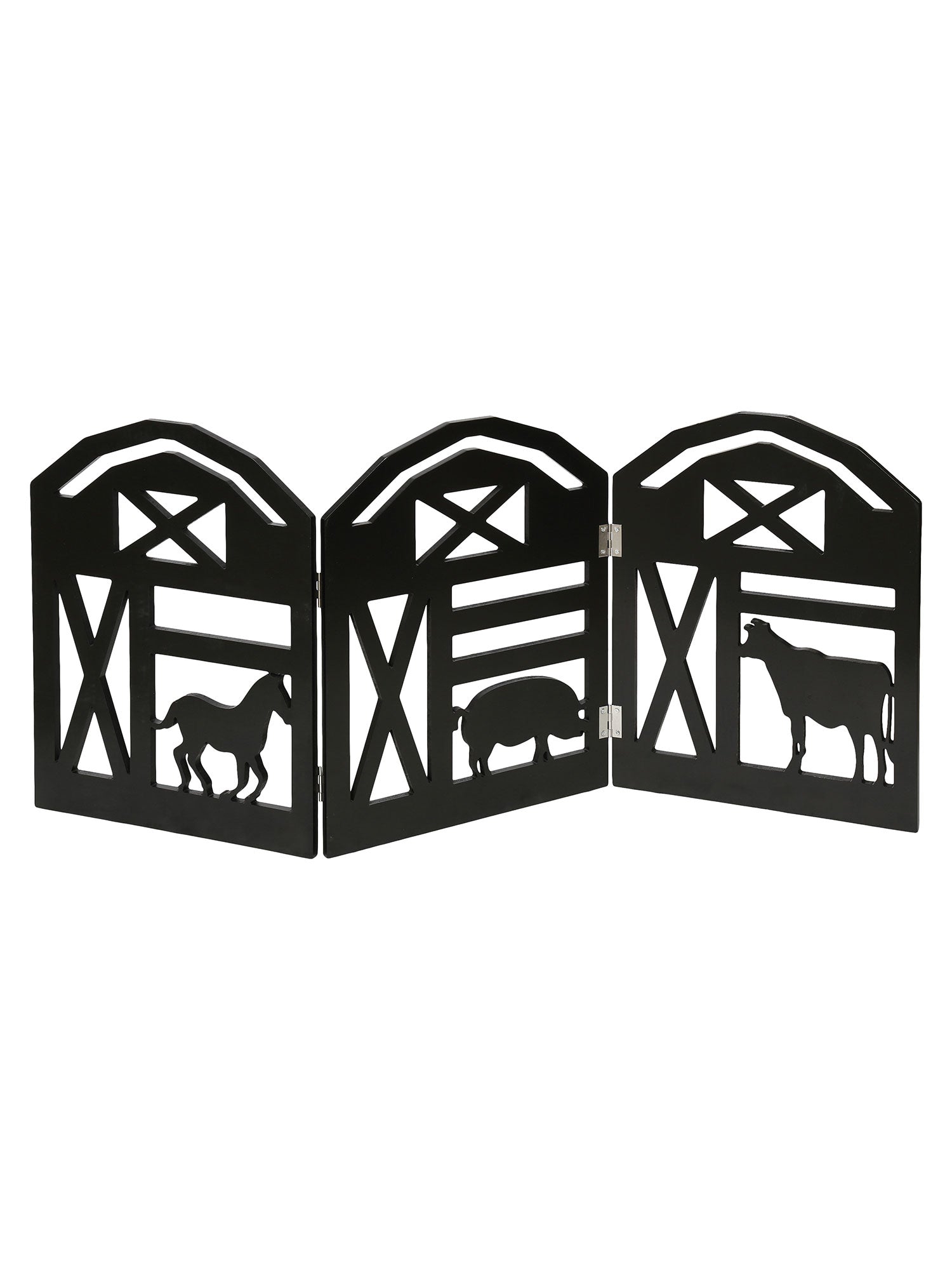 3 Panel Pet Gate Trifold Barnyard Animals Dog Gate - 48