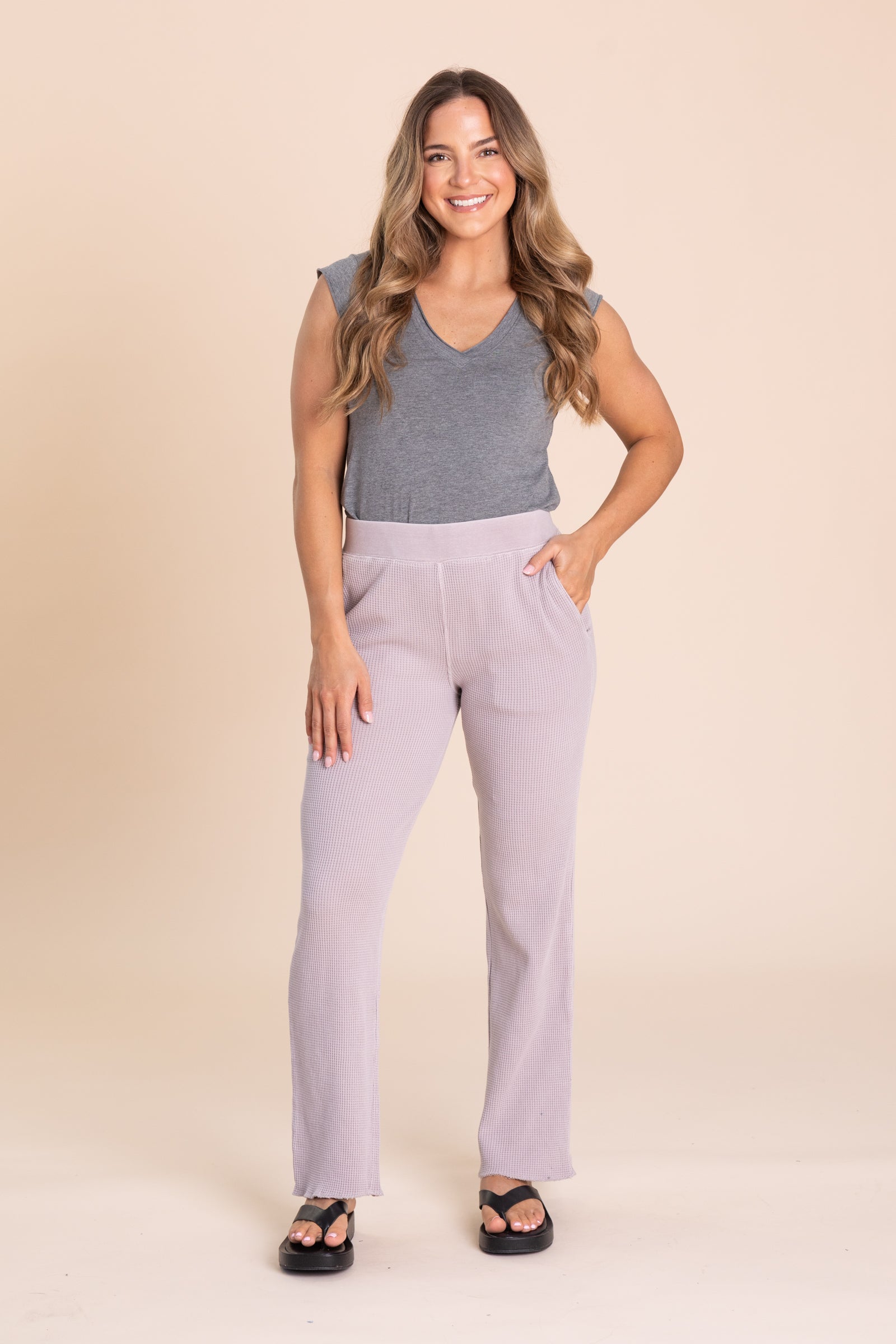 Mineral-Washed Lounge Pants