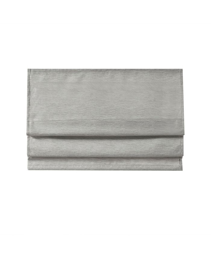 Madison Park Como Cordless Thermal Room Darkening Faux-Silk Roman Shade， 64