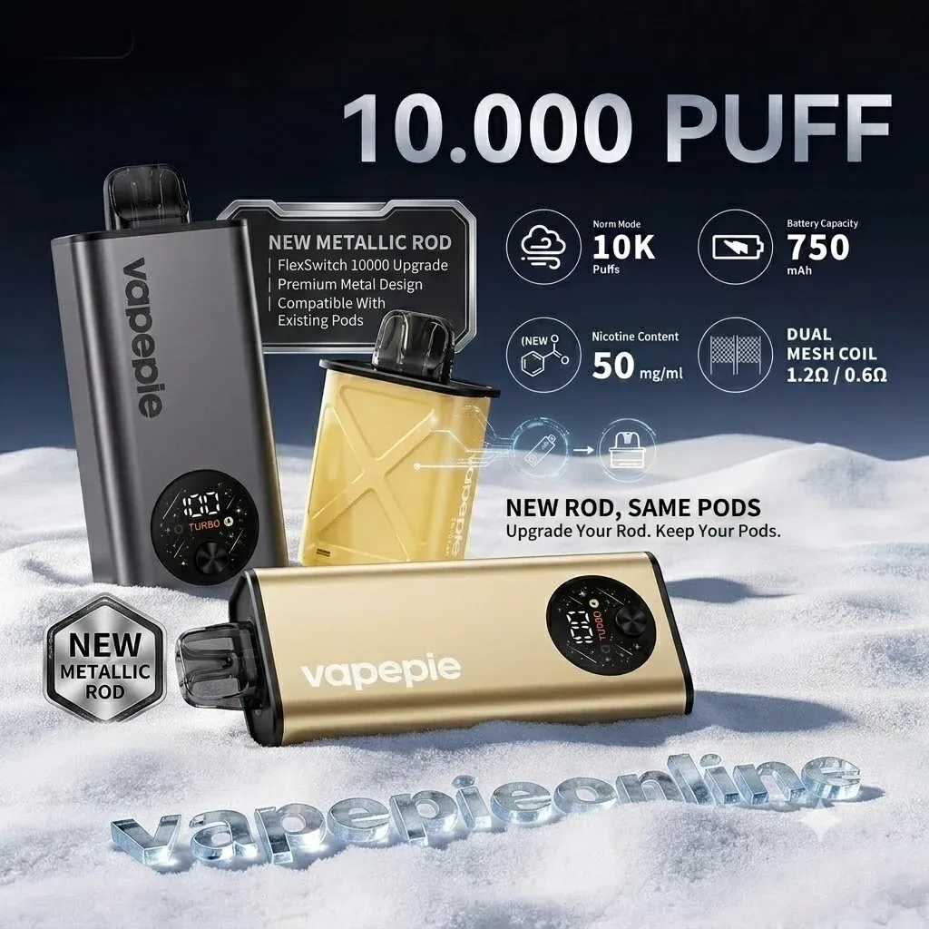 🎉 Vapepie FlexSwitch 10000 PUFFS-KIT – Mixed Flavors | Ultimate Vaping Experience ( Sydney Stock 🚚 )