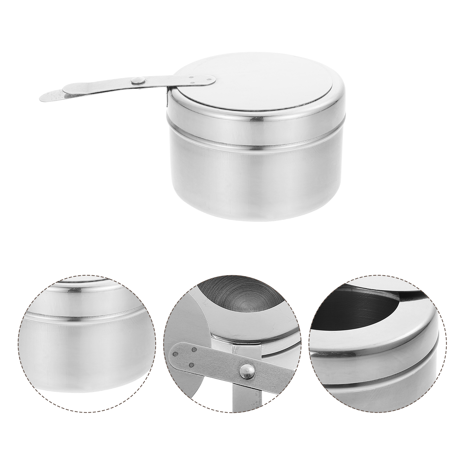 Homemaxs Stainless Steel Fuel Holder Chafer  Canned Heat Holder for Buffets Barbecue Parties