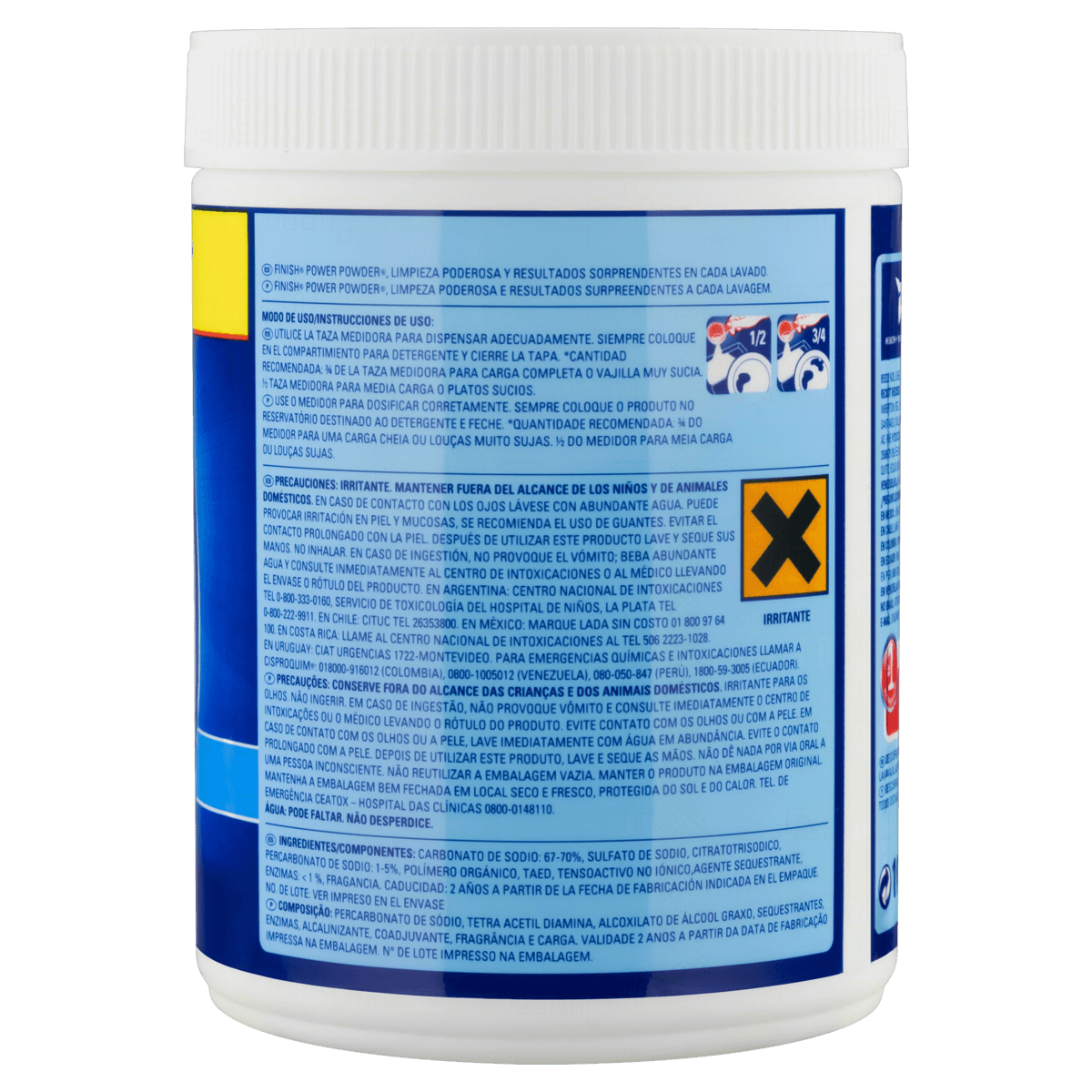Detergente para Lava Loucas em Po Finish 1kg
