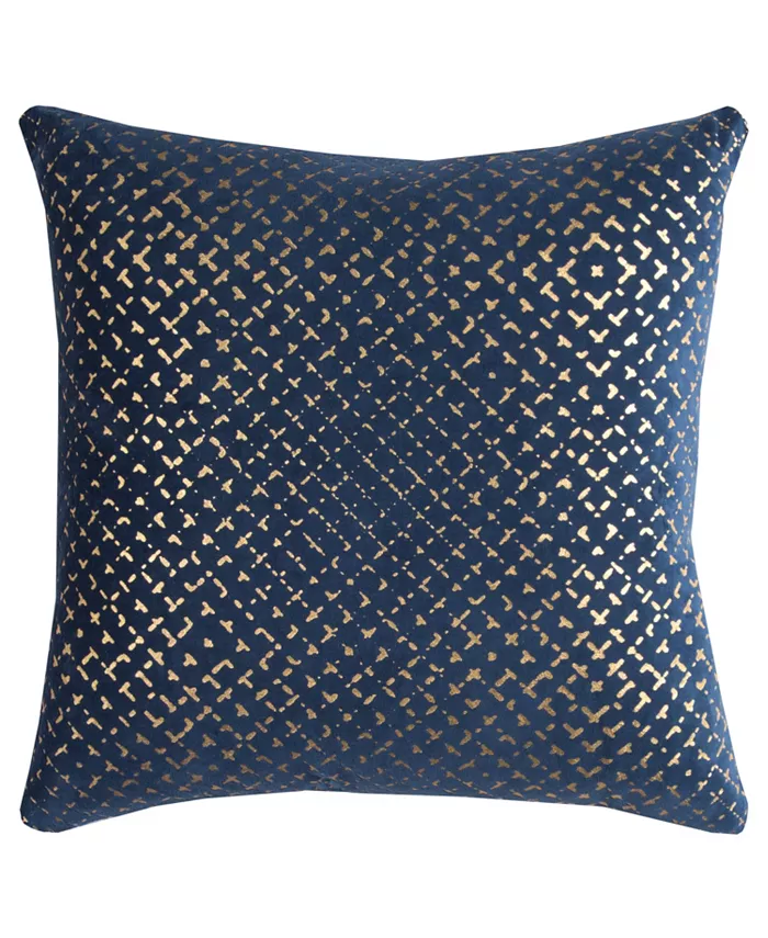 Rizzy Home Geometrical Design Polyester Filled Decorative Pillow， 20