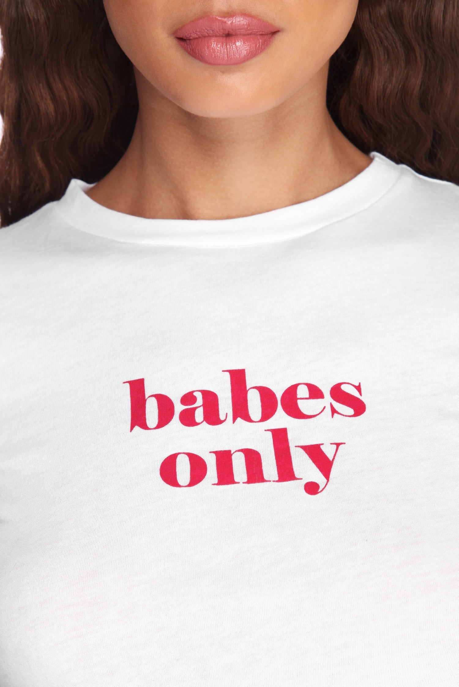 Babes Only Cropped Tee