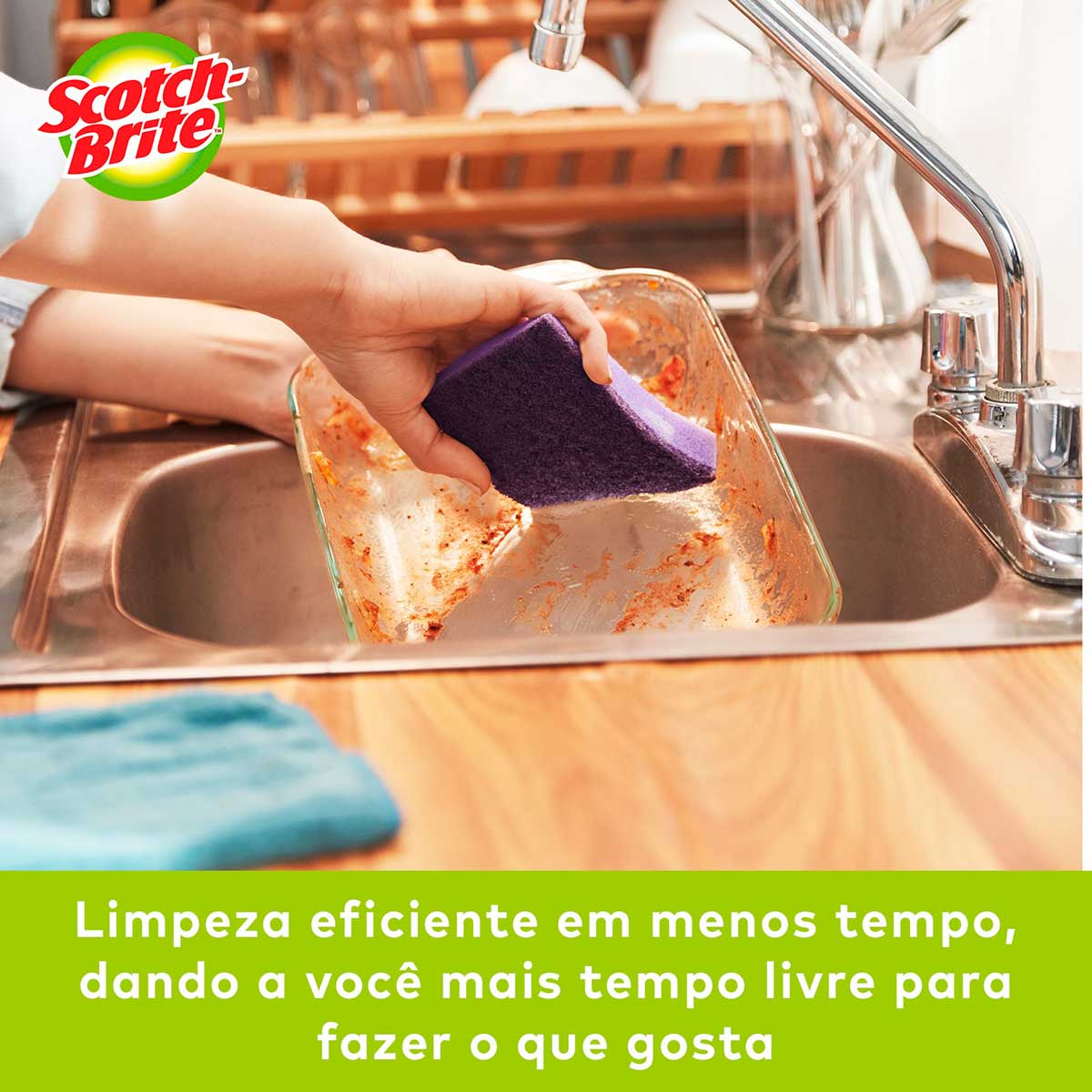 Esponja Limpeza Extrema Scotch Brite Antibac Leve 4 Pague 3 Unidades
