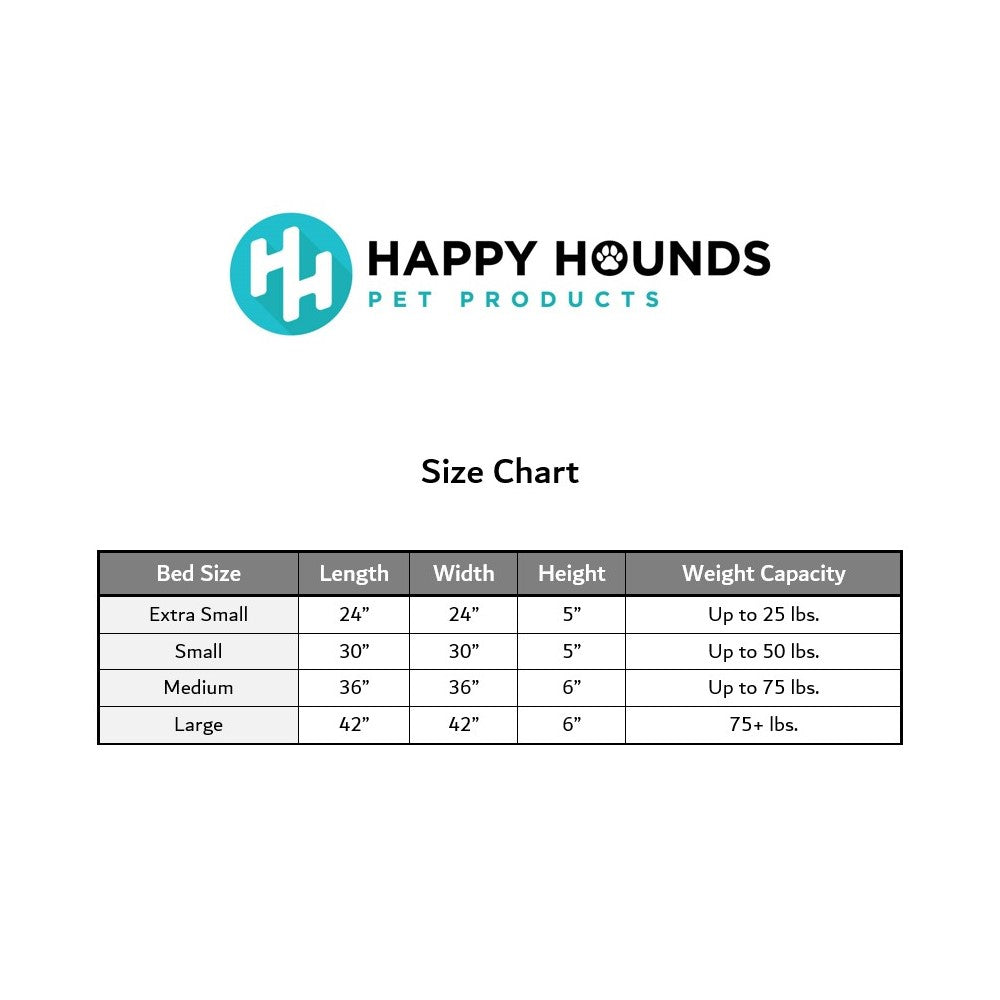 Happy Hounds Scout Sherpa Round Pillow Dog Bed， Latte， Small (30 x 30 in.)