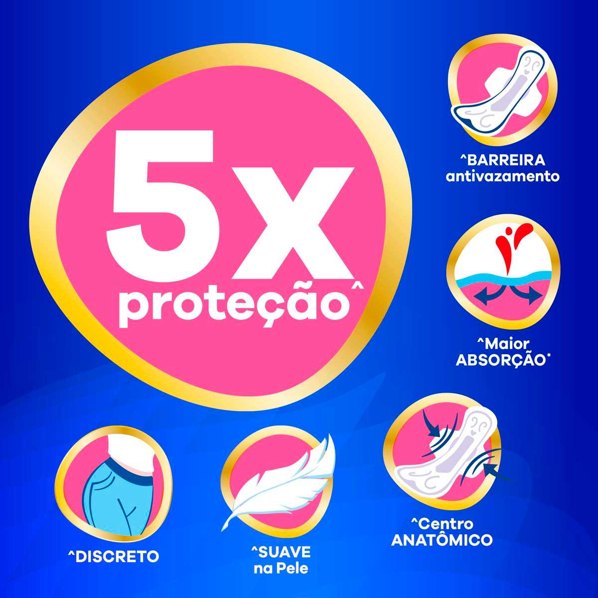 Absorvente Always Noturno G Suave com Abas 8 Unidades