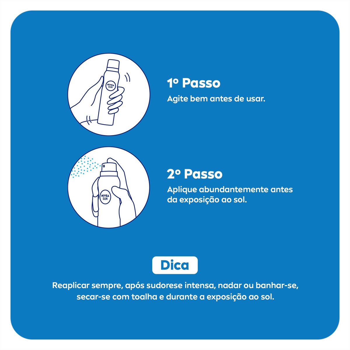 Protetor Solar Spray NIVEA SUN Protect & Toque Seco FPS 50 200ml