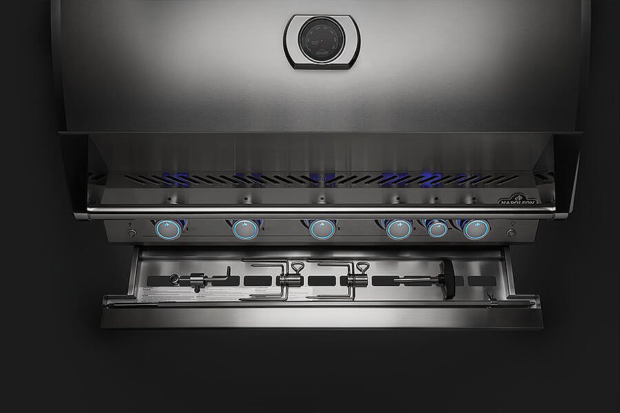 Napoleon 700 Series 38 RB Stainless Steel Built-In Natural Gas Grill With Infrared Rear Burner