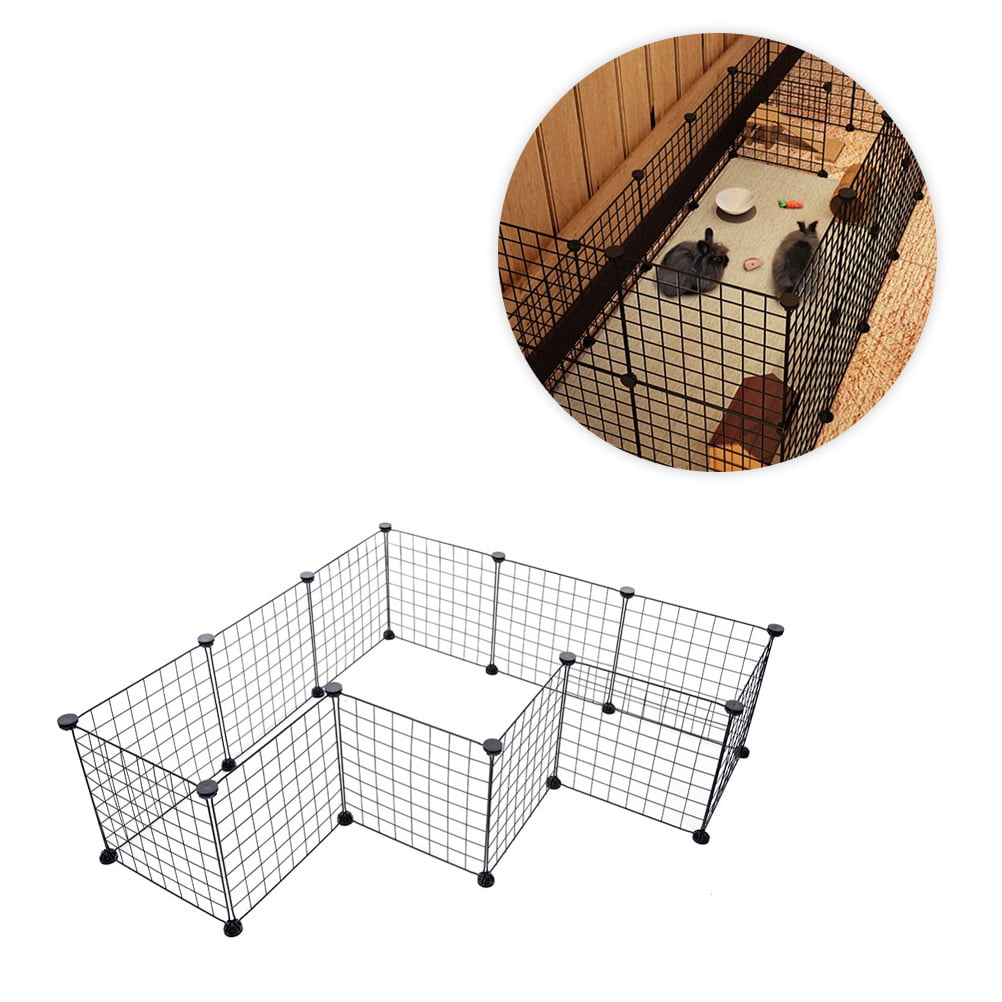 OUNONA Playpenpuppy Cage Dogs Fence Pet Bunny Small Playpen Kitten Fence Portable Iron Animal Dog Rabbit Indoor Pets Indoor
