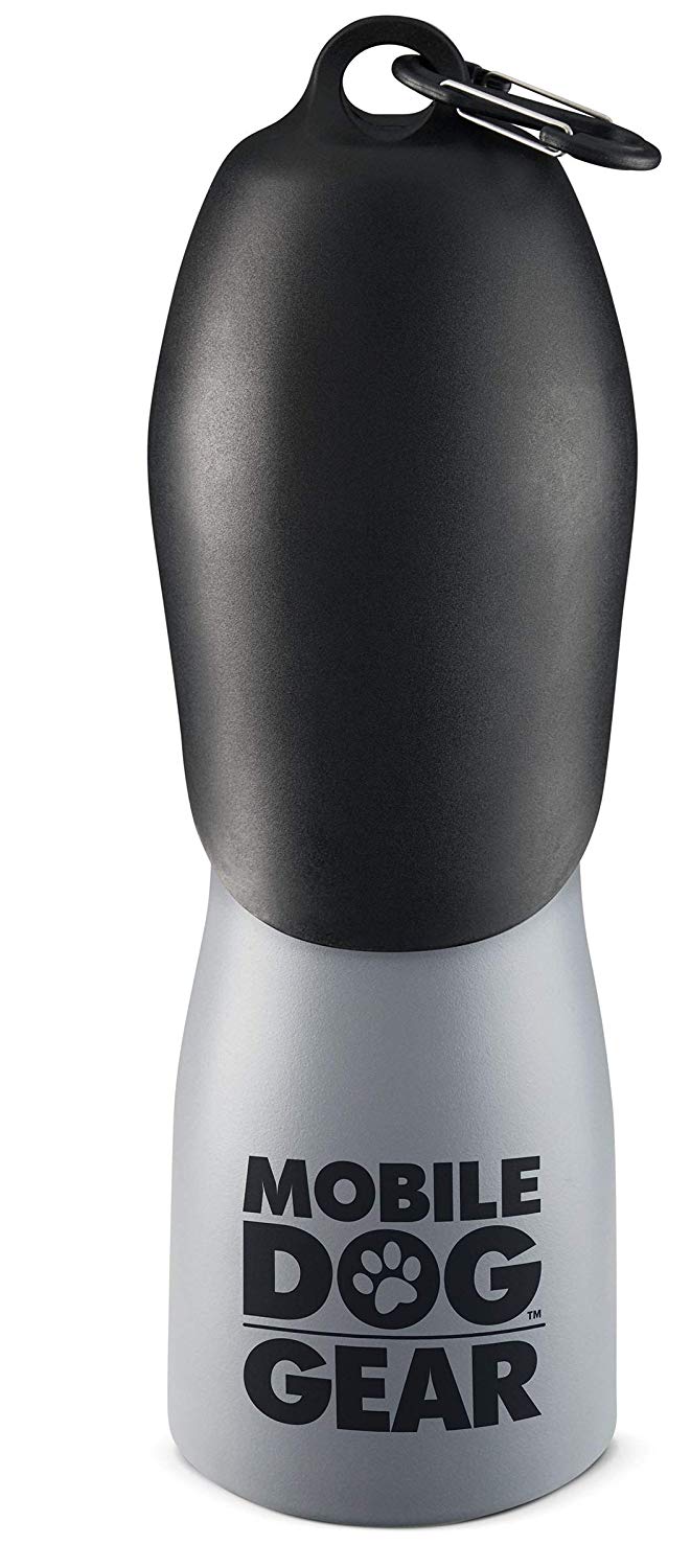Mobile Dog Gear 25 Oz Water Bottle， Gray
