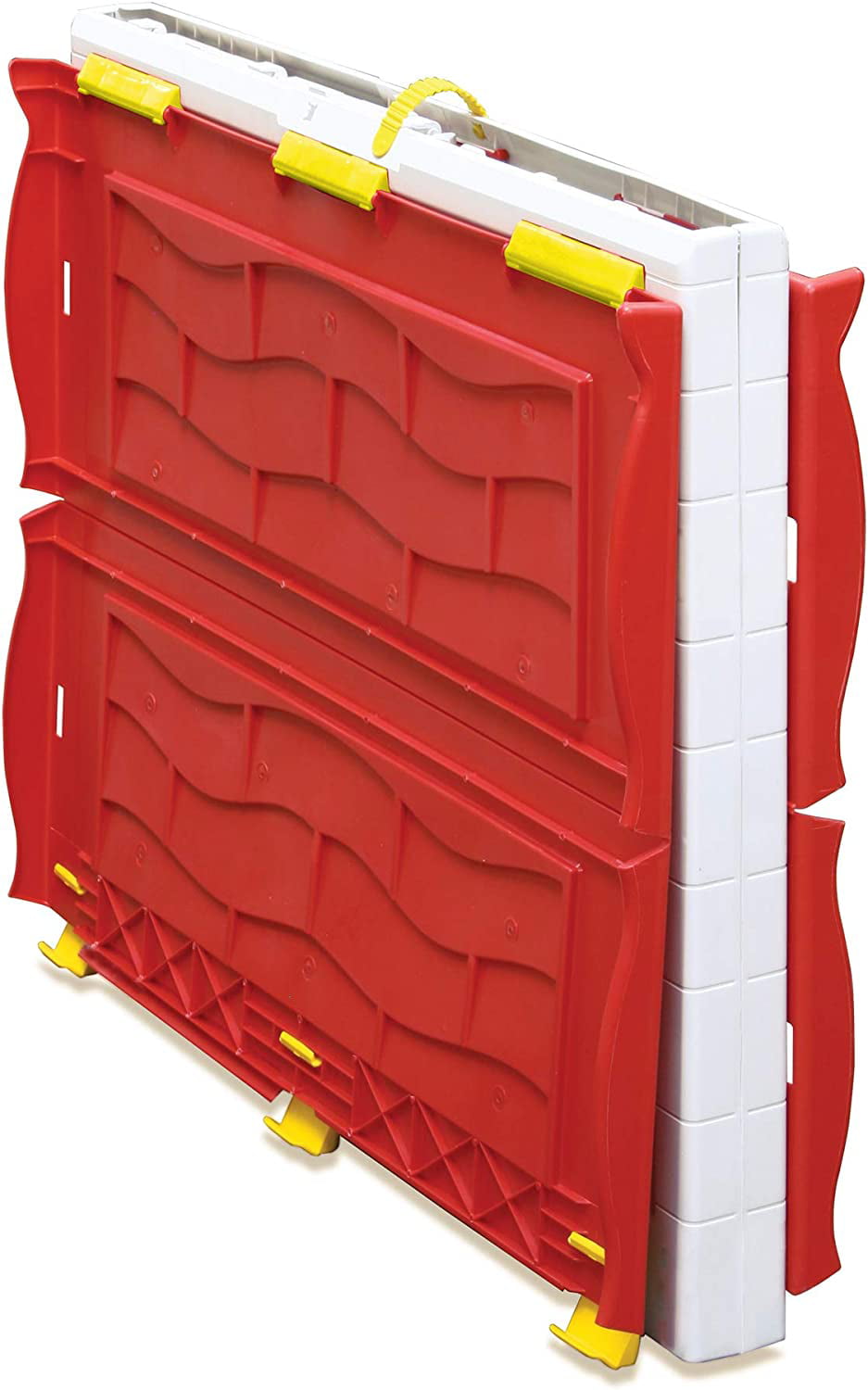 Kid's Classic Real Feel Cottage Compact Foldable Plastic Toddler Outdoor Playhouse for Children Ages 2 Years Old and Up, White