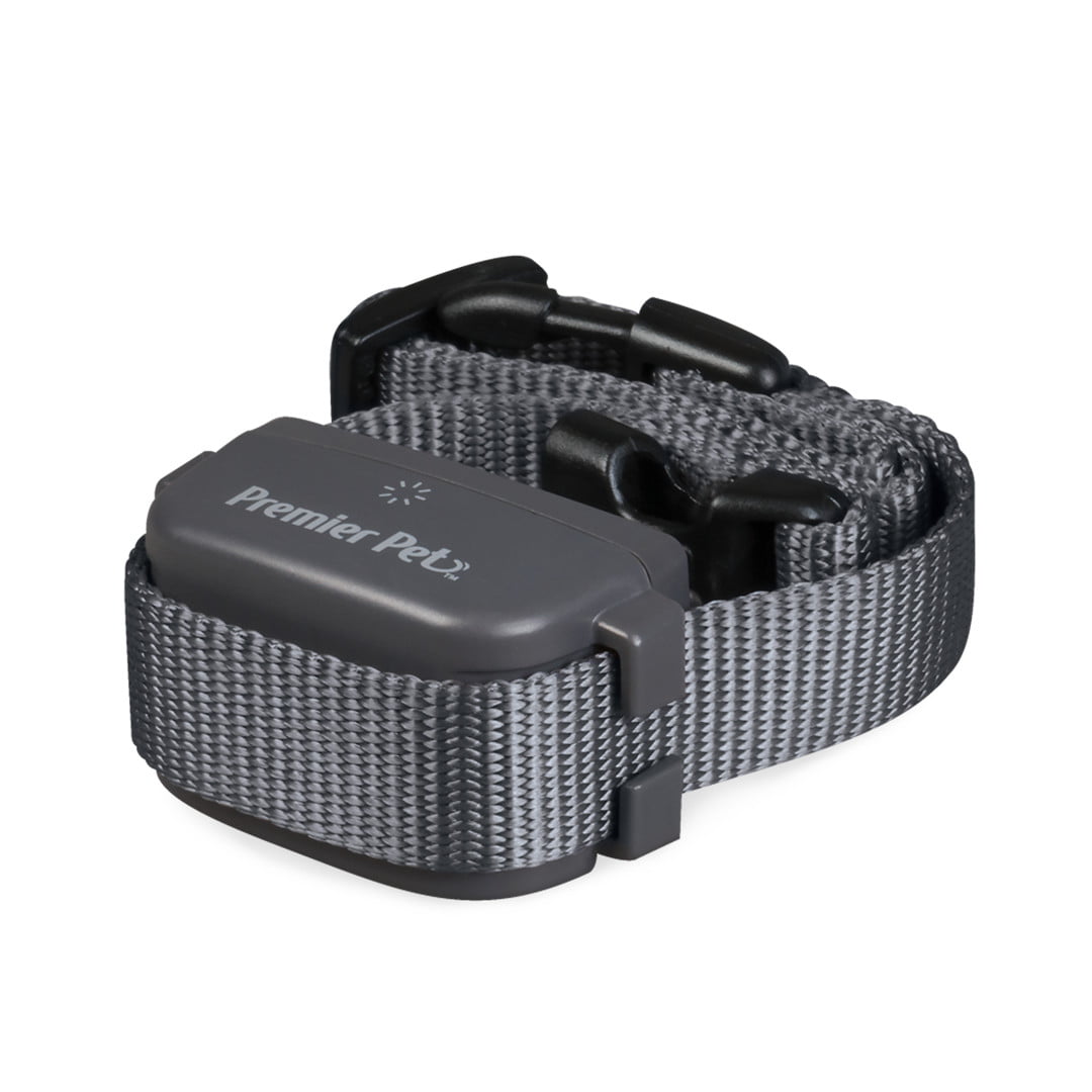 Premier Pet Rechargeable Bark Collar: Discourages Barking and Whining for All Size Dogs， Rechargeable， Adjustable， Waterproof， Gentle Static Correction， Low Battery Indicator， No Programming Required