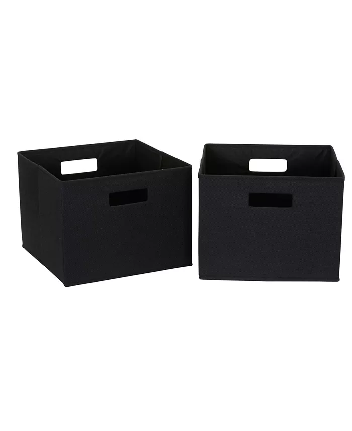Household Essentials Open Bin Set， Set of 2