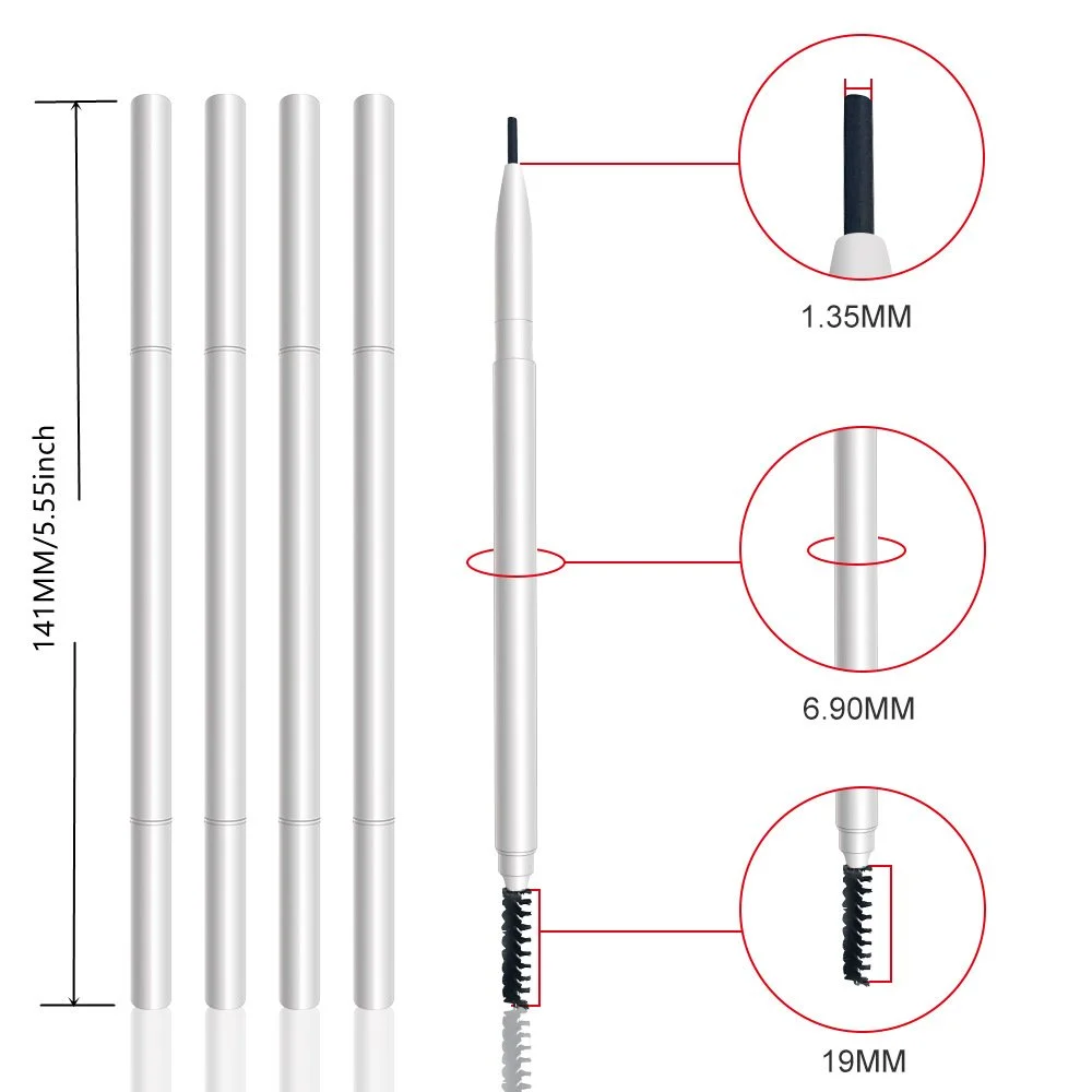 7 Color Vegan Private Label Eyebrow Pencil