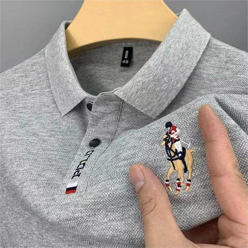 Camiseta Polo Kalersen™ Moda Europeia / O Padrão de Excelência em Algodão Soft para um Caimento Impecável!