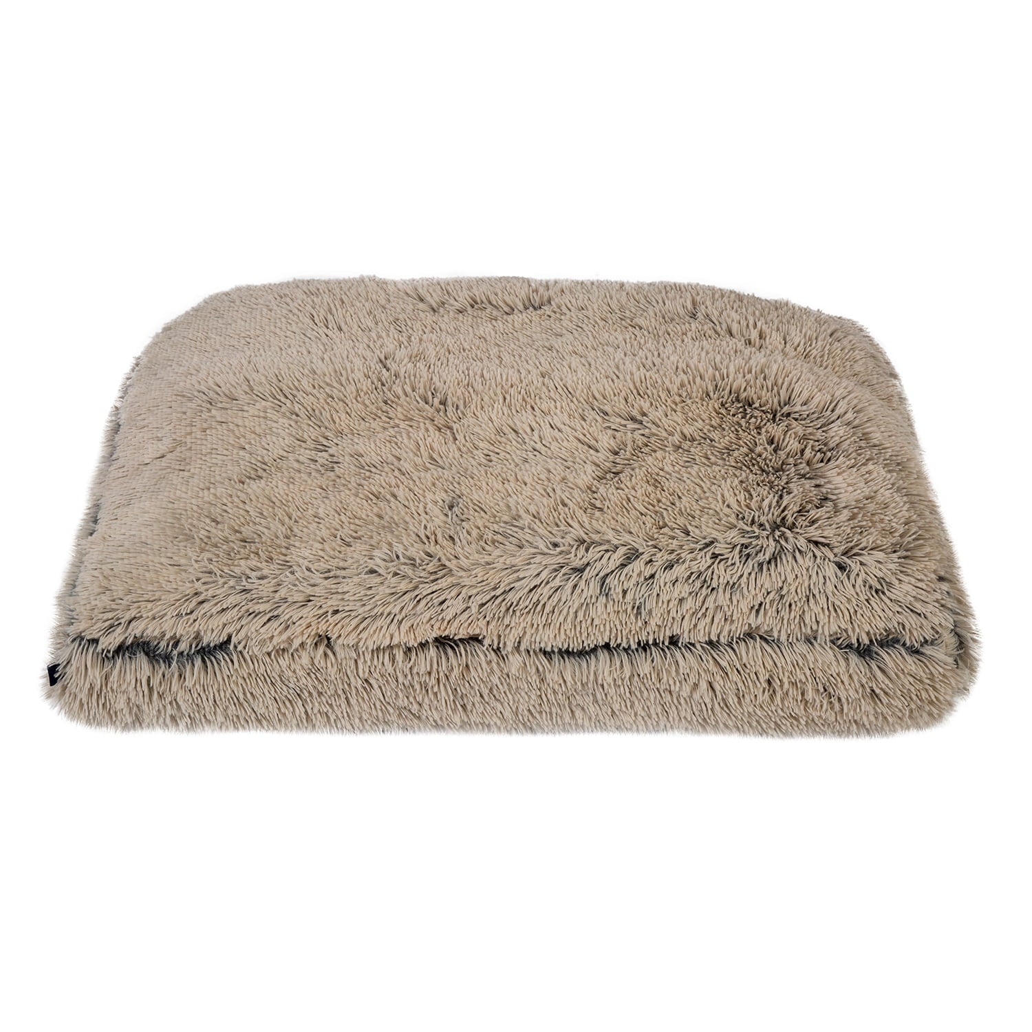 Serta Dog Bed， Luxe Plush Fur Memory Foam， ， Large