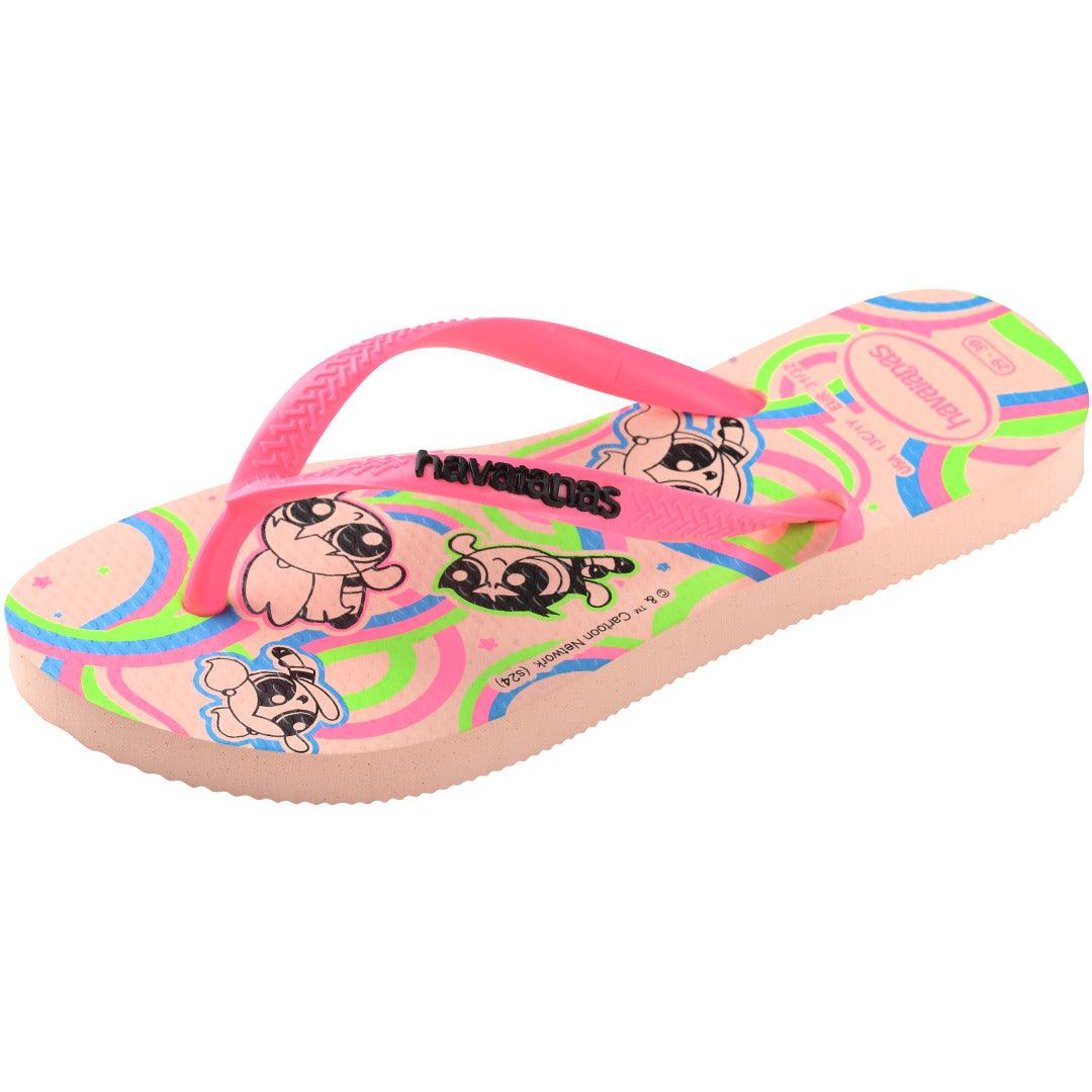 Chinelo Havaianas Infantil Slim Meninas Super Poderosas