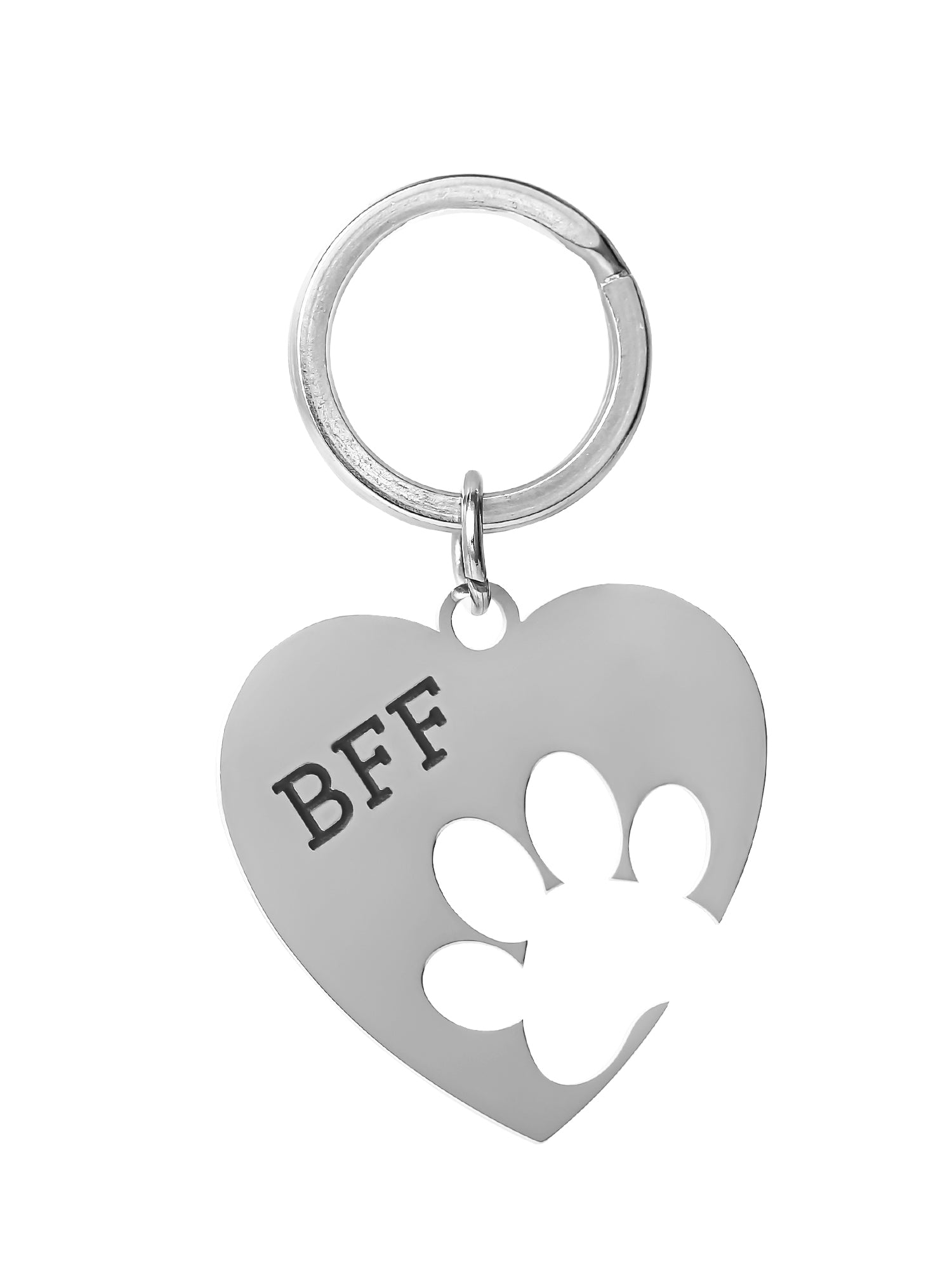 Connections from Hallmark Stainless Steel Dog BFF Tag and Necklace Set